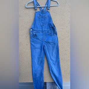 Casual Blue Denim Overalls Girls Size 14